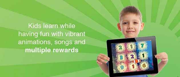 Kids learn while having fun with vibrant animations, songs and multiple rewards