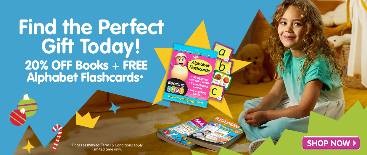 Find the Perfect Gift Today in the ABC Reading Eggs Bookshop!